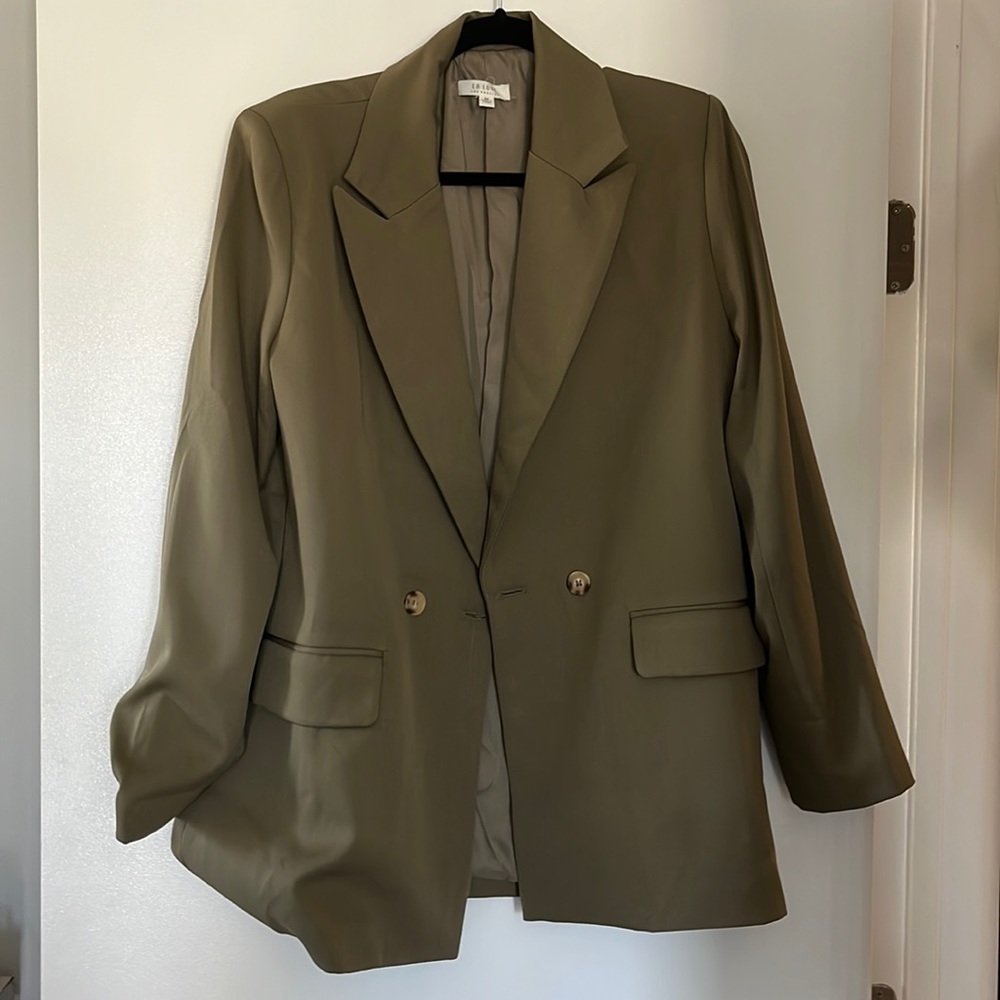 Army green blazer